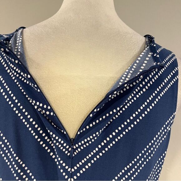 Summer sleeveless dot print Maxi Dress - Picture 8 of 13